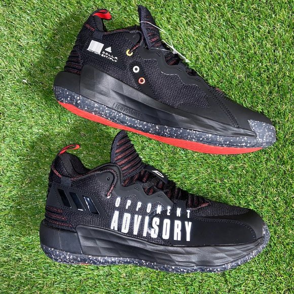 Adidas Dame 7 Extply GCA Core Black/White-Vivid Red Men\'s Size 10.5 GV9872 NEW main image 4
